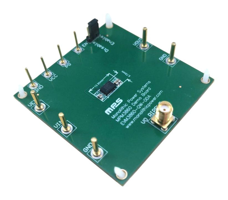 MONOLITHIC POWER SYSTEMS (MPS) EVM3860-QW-00A Evaluation Board, MPM3860GQW, Synchronous Step Down Power Module
