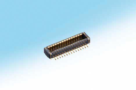 HIROSE / HRS DF40GB-30DP-0.4V(58) Mezzanine Connector, Header, 0.4 mm, 2 Rows, 30 Contacts, Surface Mount Straight, Phosphor Bronze