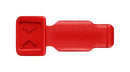 KNIPEX 00 61 10 CR Colour Code Clip, 21 mm X 9 mm X 8 mm, Red, 10 Pieces