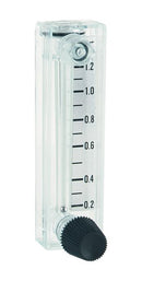 DWYER MMF-2 Air Flowmeter, 0.2 to 2 SCFH, 50 psi, 10 % Accuracy, 6.35mm, 54 &deg;C