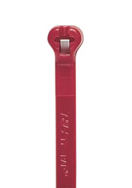 ABB 7TAG009370R0023 Cable Tie, Nylon 6.6 (Polyamide 6.6), Red, 343 mm, 6.9 mm, 102 mm, 540 N