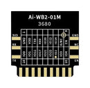RF SOLUTIONS AI-WB2-01M Wireless LAN Module, 2.4835GHz, ADC/DAC/GPIO/I2C/IR Remote/PWM/PIR/SDIO/SPI/UART, Internet of Things