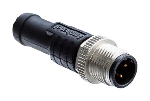 AMPHENOL LTW M12A-17BMMM-SL8D01 Sensor Cable, M12 Plug, Free End, 17 Positions, 1 m, 3.3 ft, M Series