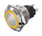 EAO 82-6151.1144 Vandal Resistant Switch, 22mm, 82 Series, 22.3 mm, SPDT, Momentary, Round Flat Flush, Natural