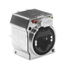 AMPHENOL AUDIO RJX8FB5VRGEB Modular Connector, RJ45 Jack, 1 x 1 (Port), 8P8C, Cat5e, IP40, Panel PCB Mount