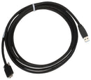 3M 1U30S-MB2-SA1-400 Computer Cable, USB Micro B Plug, USB 3.0 Type A Plug, 13.1 ft, 4 m, Black
