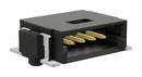HARWIN M55-3100442R Pin Header, Board-to-Board, 1.27 mm, 1 Rows, 4 Contacts, Surface Mount Right Angle, M55 Series