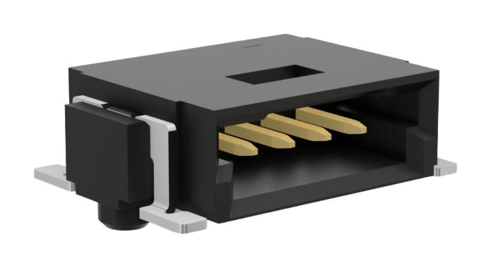 HARWIN M55-3100442R Pin Header, Board-to-Board, 1.27 mm, 1 Rows, 4 Contacts, Surface Mount Right Angle, M55 Series