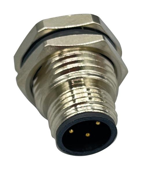 NORCOMP 859-B04-103R004 SENSOR CONN, M12, 4POS, PLUG, PANEL