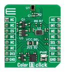 MIKROELEKTRONIKA MIKROE-5894 Add-On Board, Colour 11 Click, TCS34083M, ALS/Colour Sensor, I2C, 3.3V/5V in