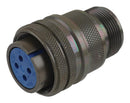 AMPHENOL INDUSTRIAL 97-3106A-18-10S(639) MIL SPEC CIR CONN, SOCKET, 4POS, SOLDER
