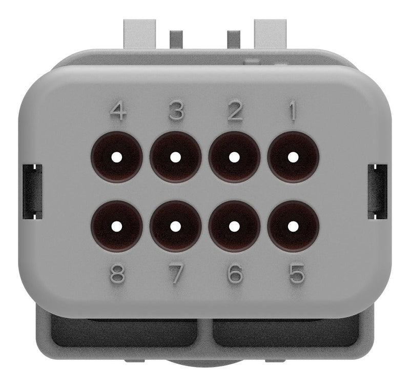 TE CONNECTIVITY 2320930-4 AUTOMOTIVE HOUSING, RCPT, 8POS, KEY D