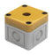 EAO 61-9480.5 Enclosure Accessory, Emergency-stop Enclosure, Emergency-stop Pushbutton Switches, Series 61