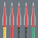 WERA K K VDE 3065 IS PZ/S #2X157MM TIE SB Interchange Screwdriver, VDE, Slotted/Pozidriv, Stainless Steel, # 2 x 157 mm