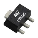 STMICROELECTRONICS LDK220U30R LDO Voltage Regulator, Fixed, 2.5 to 13.2V in, 200mV Drop, 3V / 0.2A Out, SOT-89-3