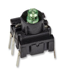 MULTIMEC RA3FTH924 Tactile Switch, Multimec 3F, Top Actuated, Through Hole, Round Button, 300 gf, 50mA at 24VDC