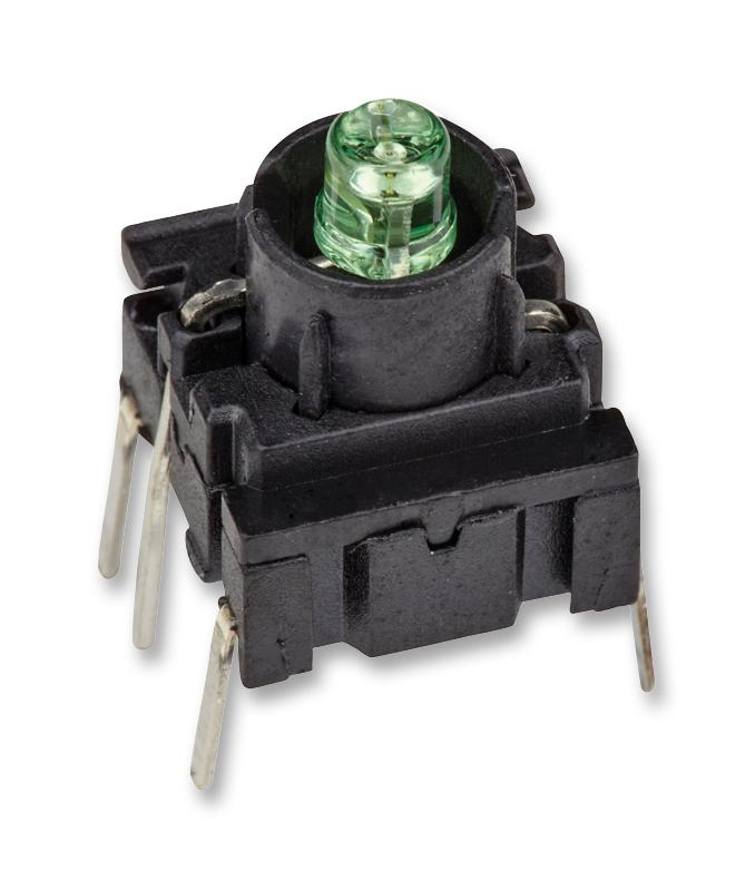MULTIMEC RA3FTH924 Tactile Switch, Multimec 3F, Top Actuated, Through Hole, Round Button, 300 gf, 50mA at 24VDC