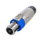 Neutrik NLT4FXX NLT4FXX Speaker / Loudspeaker Audio Connector Speakon Stxx Series 4 Contact Receptacle Cable Mount New