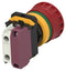 ALCOSWITCH - TE CONNECTIVITY PBES22L01M3R Emergency Stop Switch, 230/240V, 1.2mA LED, SPST-NC, Maintained, Screw, 10 A, 24 V