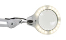 GLAMOX LUXO LFM LED G2 3 DIOPTER Magnifier Light, Illuminated, 10W LED, 3.5 Diopter, 1050mm Adjustable Arm, White, EU/UK