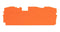 WAGO 2016-1392 Accessory, Orange, Models:- TOPJOB S 2 Conductor 2204 Series, End & Intermediate Plate
