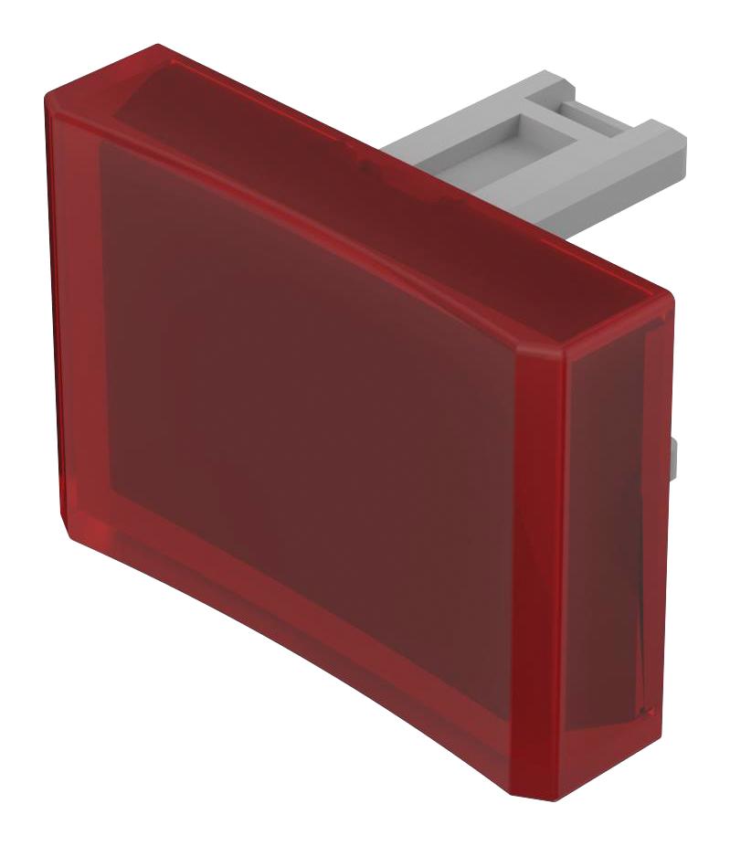 EAO 31-904.2 Lens, Flush, 21.5 x 15.3mm, Rectangular, Red, 31 Series