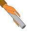 OMEGA HTMG-1CU-322S/C-1000 Wire, Hook Up, Stranded, Mica Glass, Tan, 22 AWG, 0.32 mm&sup2;, 1000 ft