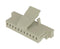 SAMTEC ISS1-11-L Connector Housing, w/Latch, White Nylon, 1Row, MicroMate ISS1 Series, Receptacle, 11 Ways, 2.54 mm