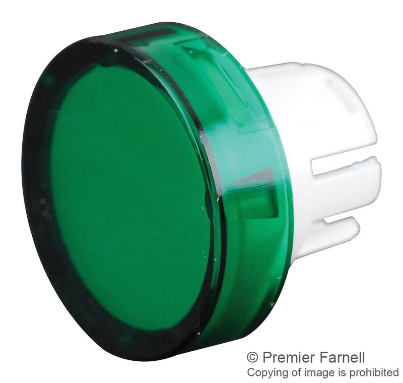 EAO 51-933.5 Lens, Raised, Round, Green, 51