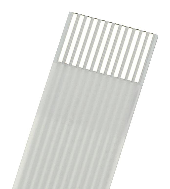 MOLEX 15166-0379 FFC / FPC Cable, 34 Core, 0.5 mm, Same Sided Contacts, 12 ", 305 mm, White