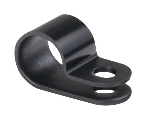 HELLERMANNTYTON H4P.HB3P Fastener, P-Clamp, Screw Mount Cable Clamp, 8 mm, Nylon 6.6 HS (Polyamide 6.6 HS) (Heat Stabilised)