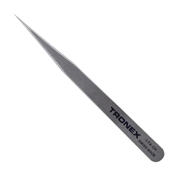 TRONEX 1-TA-CH TWEEZER, HIGH PRECISION, STYLE 1, 4.724"