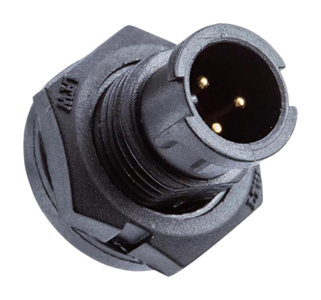 AMPHENOL LTW AU-04PMMP-LC7001 Circular Connector, Mini (A) Series, PCB Mount Plug, 4 Contacts, PCB Pin, Bayonet
