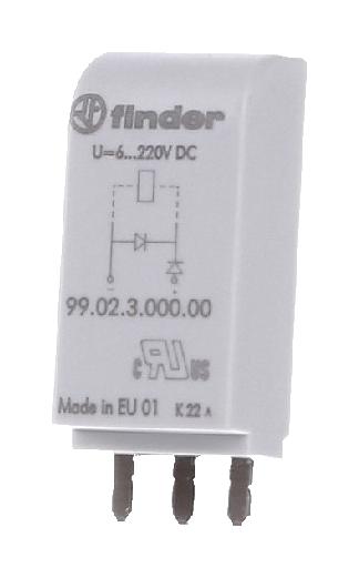 FINDER 99.02.0.024.98 Relay Accessory, Modules, 99