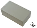 BUD INDUSTRIES CU-1874-G ENCLOSURE, BOX, PLASTIC, GRAY