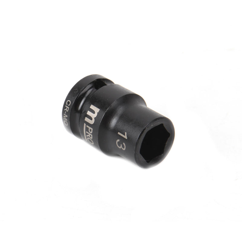 MULTICOMP PRO MP12-CRMO13 Socket, Hex, 13 mm x 38 mm, 1/2" Drive Size, Chromium Molybdenum Steel, DIN3121, Auto Repair