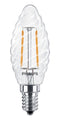 PHILIPS LIGHTING 9.29001E+11 LED Light Bulb, Clear Candle, E14 / SES, Warm White, 2700 K, Non-Dimmable GTIN UPC EAN: 8719514347724