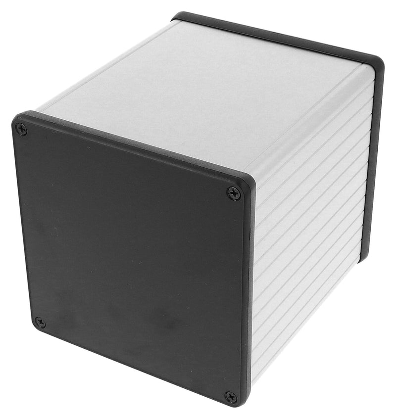HAMMOND 1455NS1202 Metal Enclosure, w/Plastic End Panel, Small, Aluminium, 103 mm, 103 mm, 120 mm