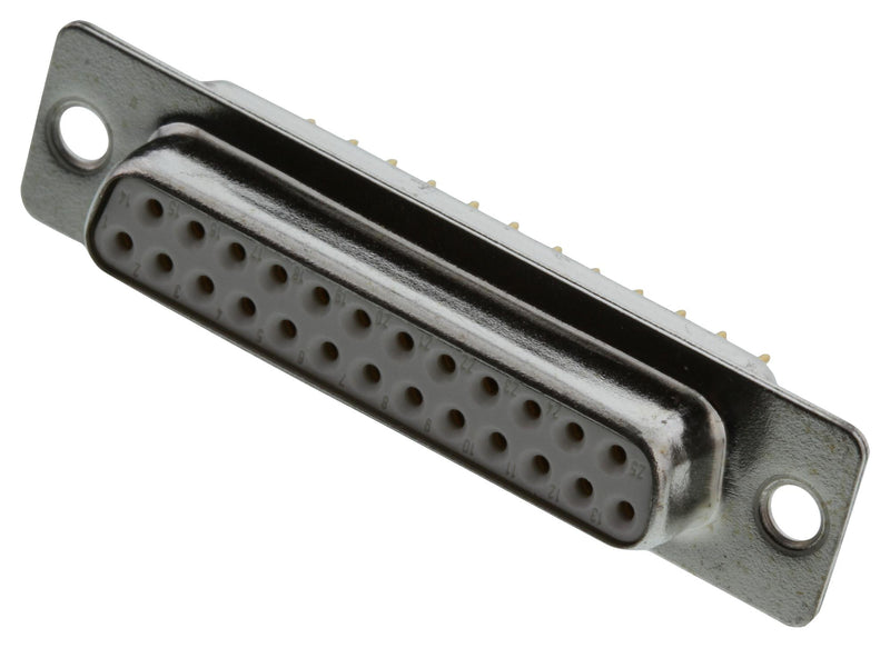 MOLEX 173109-0128 D Sub Connector, Standard, Receptacle, 173109 Series, 25 Contacts, DB, Solder