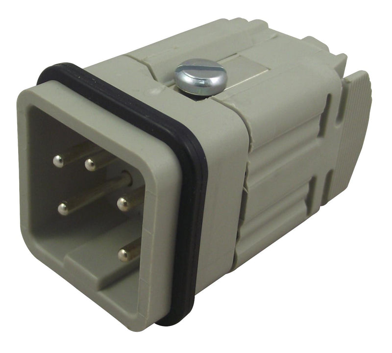 EPIC 10.431 Rectangular Power Connector, Insert, 4 Contacts, EPIC, Panel Mount, Screw, Plug
