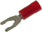 AMP - TE CONNECTIVITY 53240-2 TERMINAL, SPADE/FORK, #6, CRIMP, RED