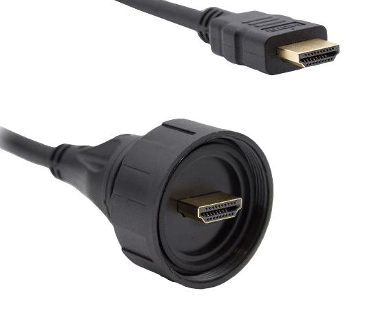 BULGIN LIMITED PX0867/3M00. CABLE ASSY, 19P HDMI PLUG-PLUG, 9.8