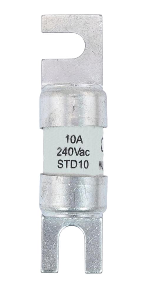 EATON BUSSMANN STD10 Fuse, High Rupturing Capacity (HRC), STD Series, 10 A, Bolted Tag, 240 V