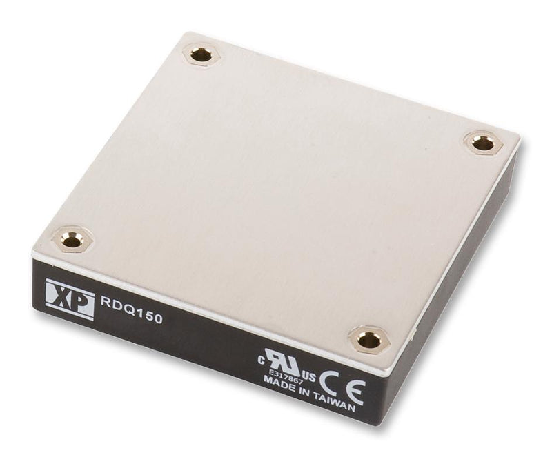 XP POWER RDQ150110S24 Isolated Through Hole DC/DC Converter, Railway, Half Brick, 2:1, 150 W, 1 Output, 24 V