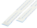 GCT 05-12-A-0152-A-4-06-4-T FFC / FPC Cable, 12 Core, 0.5 mm, Same Sided Contacts, 6 ", 152 mm, White