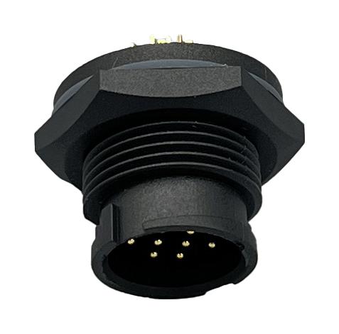 NORCOMP 869-012-103R001. CIRCULAR CONNECTOR, PLUG, 12POS, SOLDER
