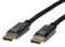ROLINE 11.04.5866 Audio / Video Cable Assembly, DisplayPort Plug, DisplayPort Plug, 3.3 ft, 1 m, Black