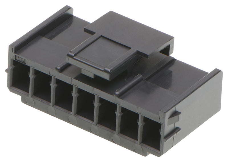 MOLEX 51163-0741 Connector Housing, Mini-Lock 51163 Series, Receptacle, 7 Ways, 2.5 mm