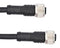 AMPHENOL LTW M12A05FL-12AFL-SD002 Sensor Cable, A Code, Black, M12 Receptacle, M12 Receptacle, 5 Positions, 2 m, 6.5 ft, M Series