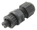 AMPHENOL LTW AD-03BFFA-LL7001 Circular Connector, Circular Industrial, Mini (A) Series, Cable Mount Receptacle, 3 Contacts